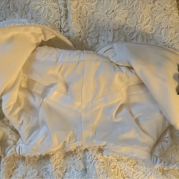 Alexis Cream Lace Jumpsuit - Picture 6 of 10